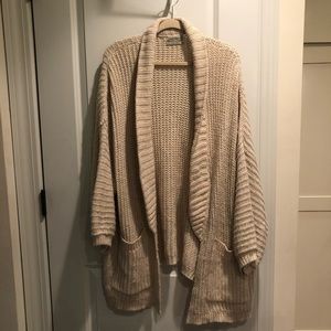 Urban Outfitters Knit Cream Cardigan
